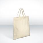 Eco Shopper - kurze Henkel Baumwolltasche 