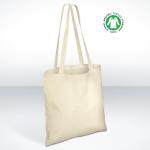 Bio Baumwolltasche, langer Henkel 