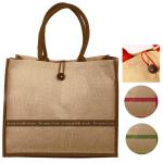 Jute Shopper - 2-farbig (42x35x19cm) 