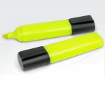Recycling Textmarker / Highlighter gelb/schwarz