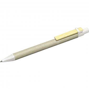 Cartoon - Pappkuli mit flachem Clip 