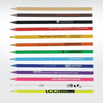 Recyceld CD-Case Pencil 