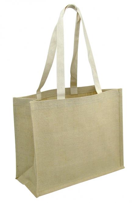 JUCO Tasche - Jute/Baumwolle (37x30x16cm) 