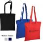 Baumwolltasche farbig - lange Henkel 