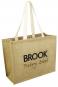 Budget Jute Shopper - flache Henkel (37x30x16cm) 