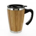Kaffeebecher mit Henkel - Bambus 
